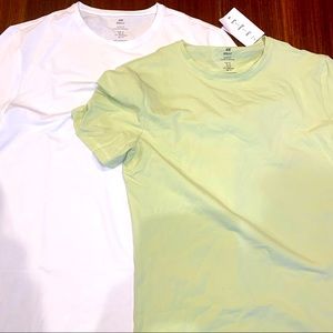 H&M 2 Pack Cool Max Dry Fit Shirts | NWT | Slim Fit | Medium Size
